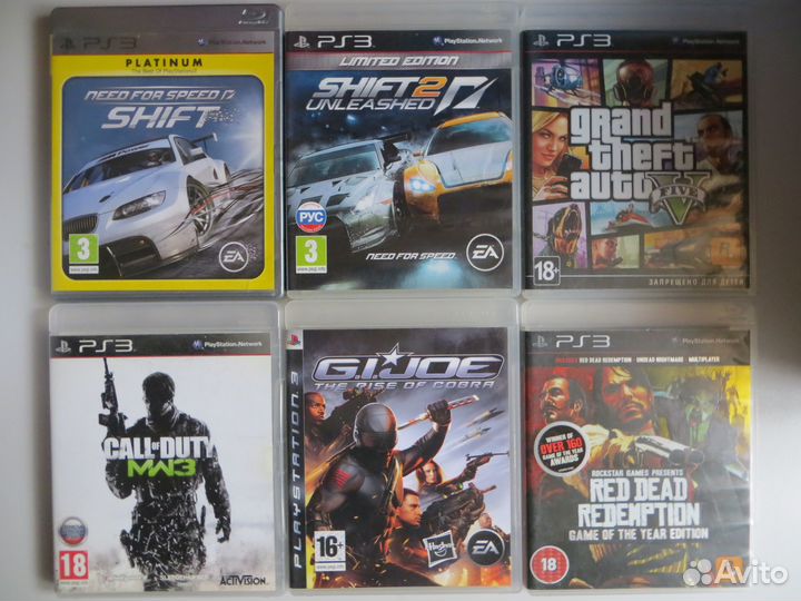 Игры для PlayStation (9 штук)