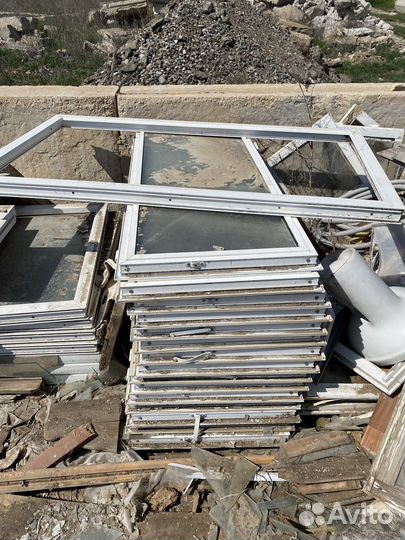 Окна пластиковые бу (створки)