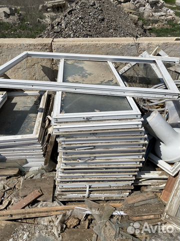 Окна пластиковые бу (створки)