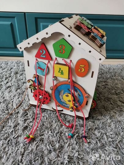 Бизиборд домик со светом