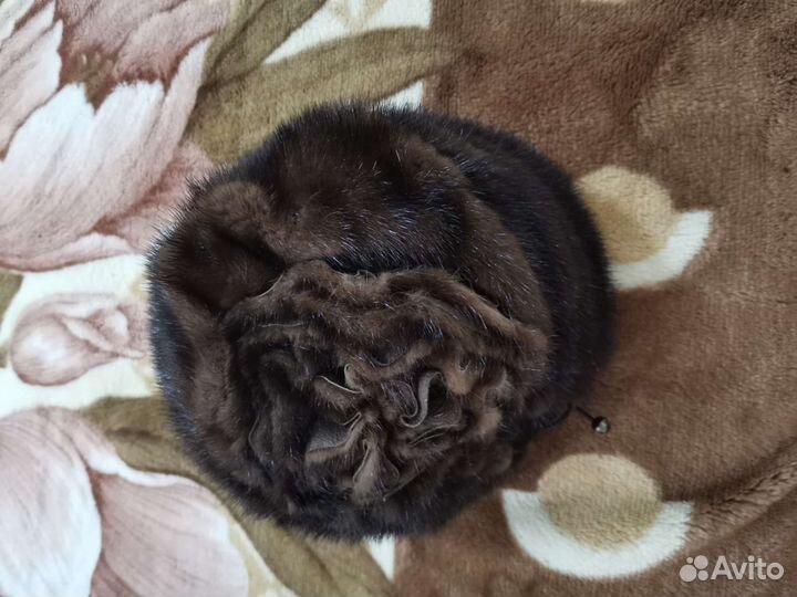 Берет женский норковый