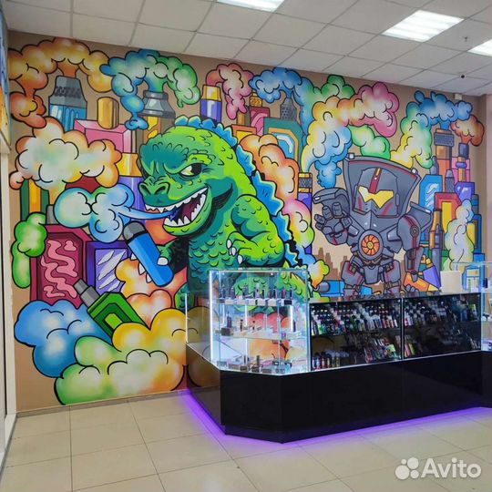 Роспись стен, Граффити,Картины