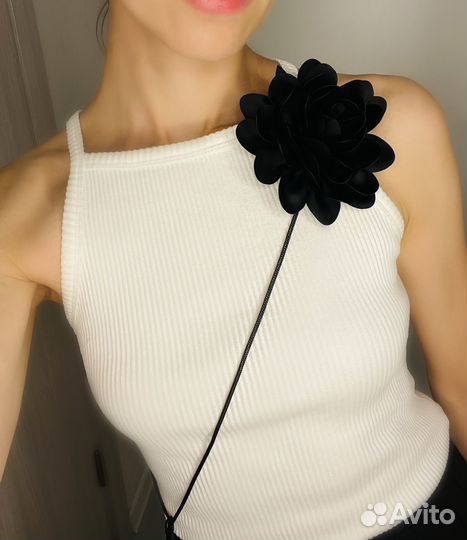 Чокер роза на шею в розницу и оптом