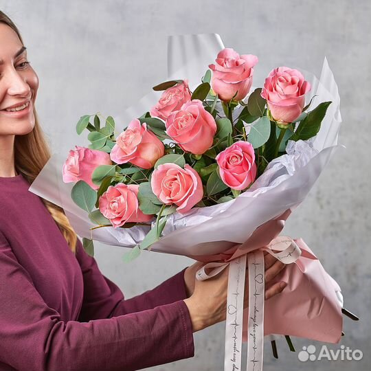Живые цветы букеты