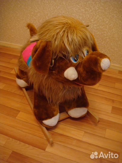 Игрушка-качалка мамонтенок шерри