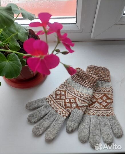 Перчатки шерсть