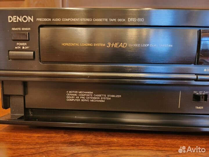 Denon DRS-810 трехголовая кассетная дека