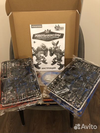 Роботы-боксёры с гидравлич.управл