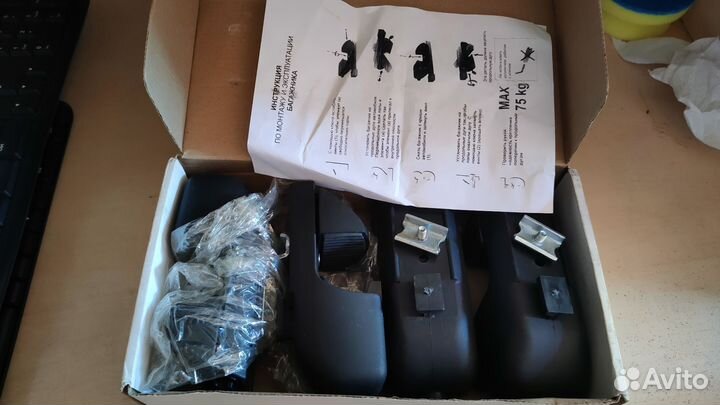 Опоры для багажника на рейлинги Euro Inter