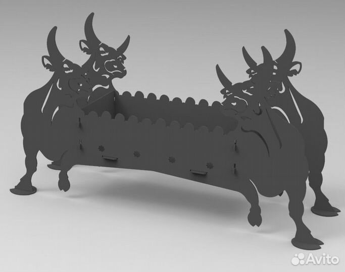 Мангал 3Д модель