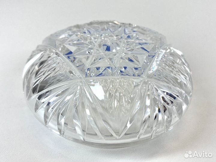 Шкатулка из хрусталя СССР Винтаж