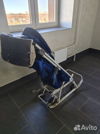 Санки-коляска Nika Наши детки 3-1К, северный