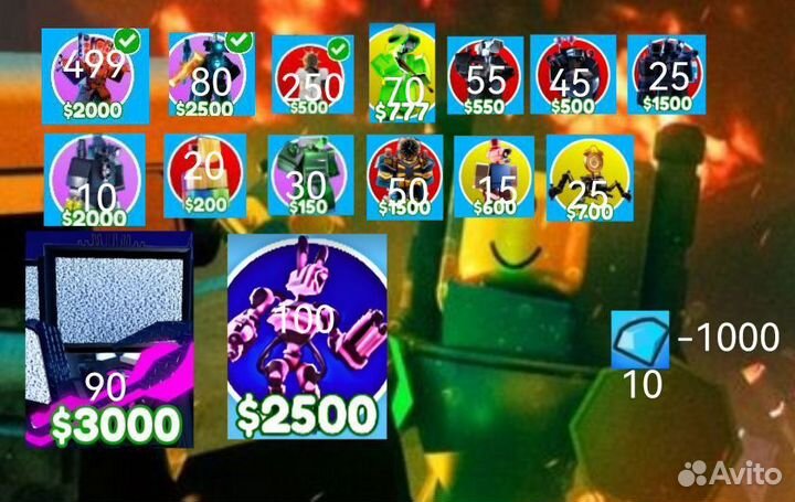 Юниты toilet tower defense