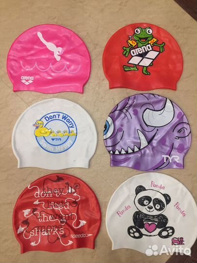 Шапочка для плавания arena детская