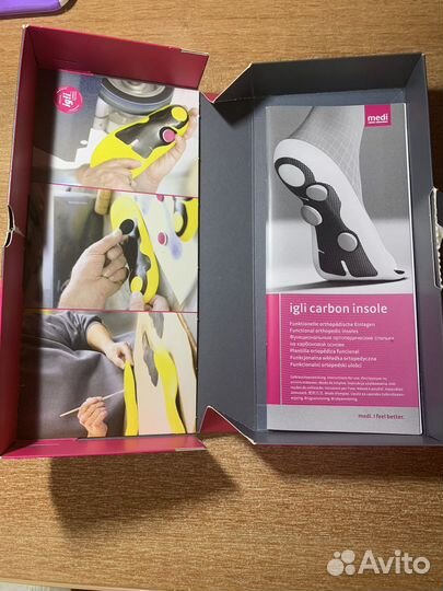 Ортопедические стельки Igli carbon insule