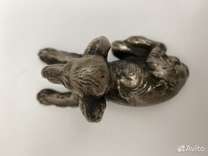 Статуэтка собака металл