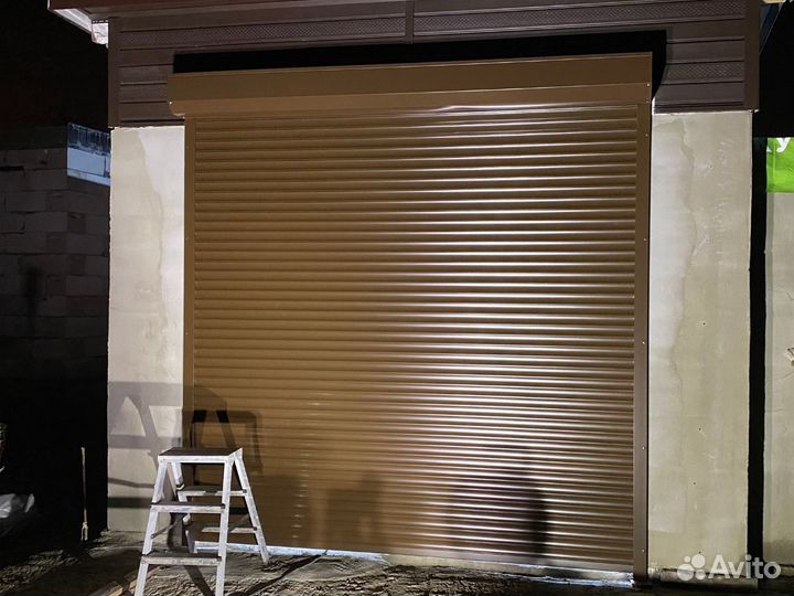 Рольставни в гараж Алютех