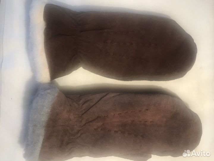 Варежки меховые женские