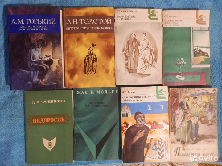 Книги,классики и современники,школьная