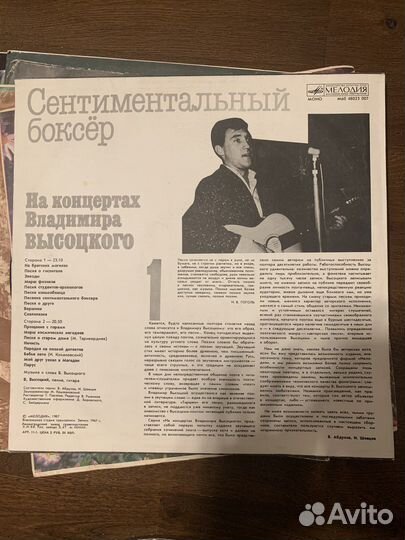 Виниловые пластинки высоцкого