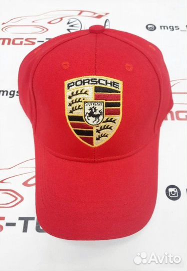Бейсболка Porsche красная
