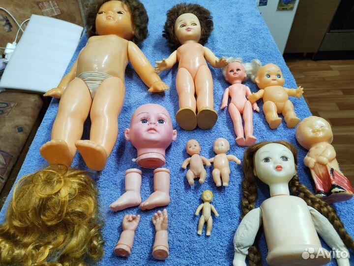 Куклы СССР и Зап части к куклам