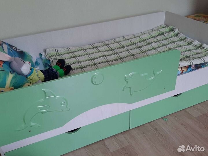 Детская кровать от 3 лет с матрасом бу