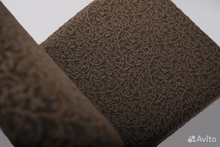 Чехлы на стулья со спинкой набор 4 шт, Коричневый