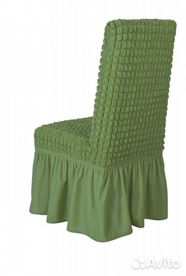 Чехол на стул со спинкой, цвет Зеленый Светлый