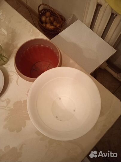 Горшки для цветов пластиковые