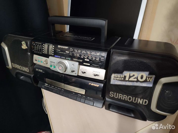 Магнитофон двухкассетный Sharp