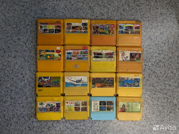 Картриджи Dendy из 90х TV game