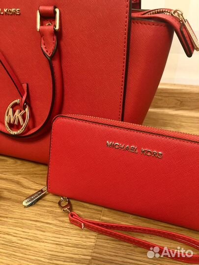 Сумка Michael Kors Selma (Medium) + кошелек