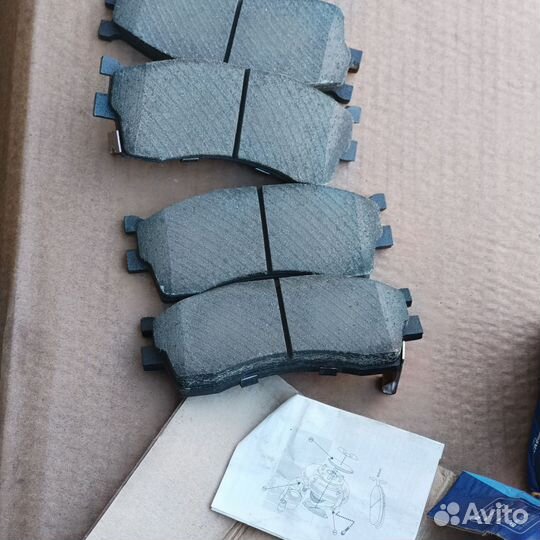 Тормозные колодки kia spectra комплект
