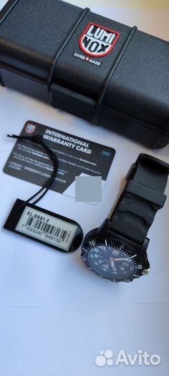 Часы Милитари Luminox 200м карбон сапфир Швейцария