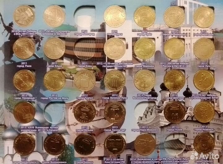 Юбилейные монеты России