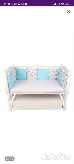 Бортики в детскую кроватку новые