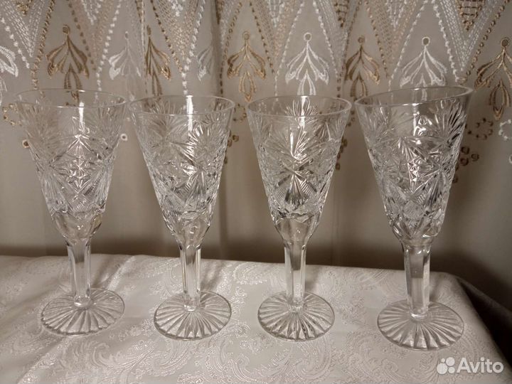 Хрустальные фужеры