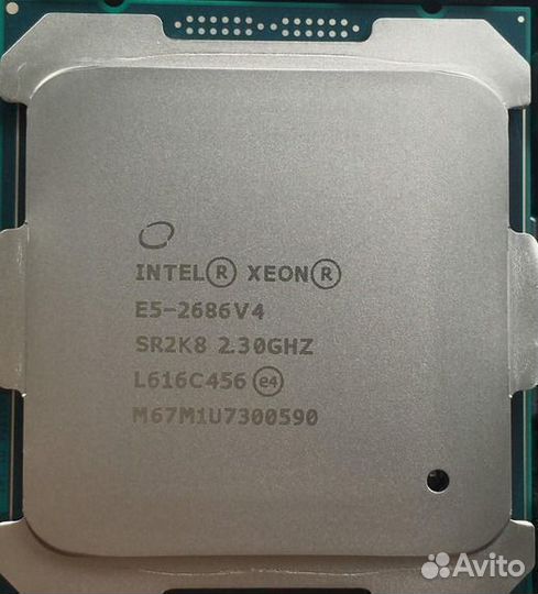 Intel Xeon E5 2686V4 SR2K8 18 Core 2.3Ghz 45MB