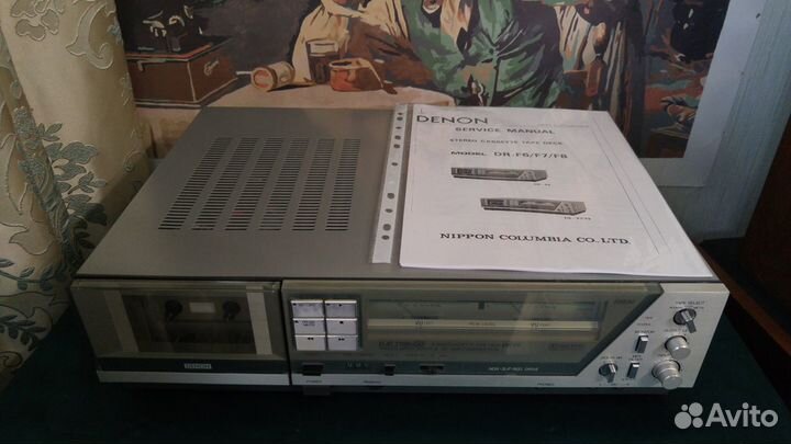 Denon DR F6 Кассетная дека 3 головы. Видео