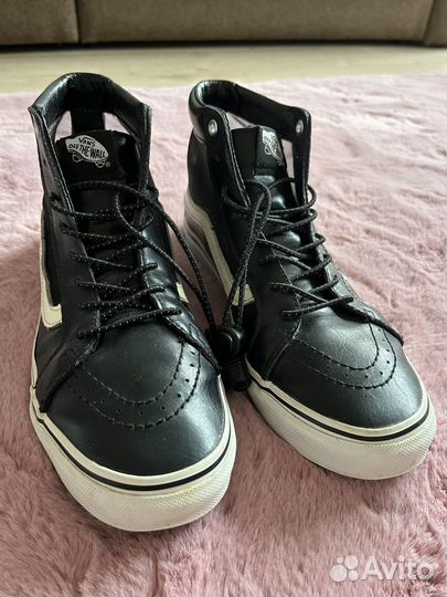 Vans кожаные высокие 39