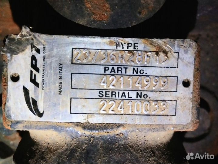 Мост передный iveco