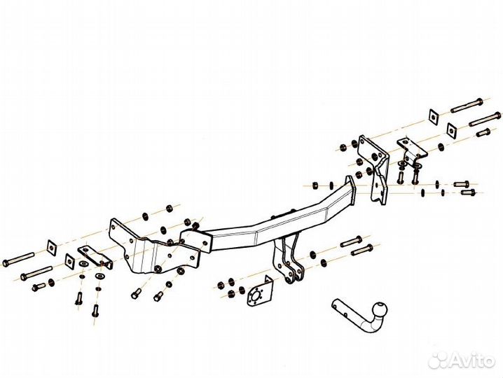 Фаркоп Oris 4258A