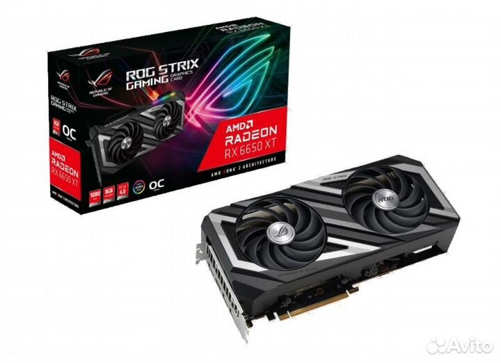 Видеокарта Asus ROG Strix AMD Radeon RX 6650 XT 8G