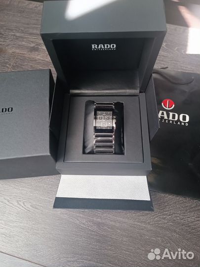 Мужские часы Rado Integral silver с фирменным