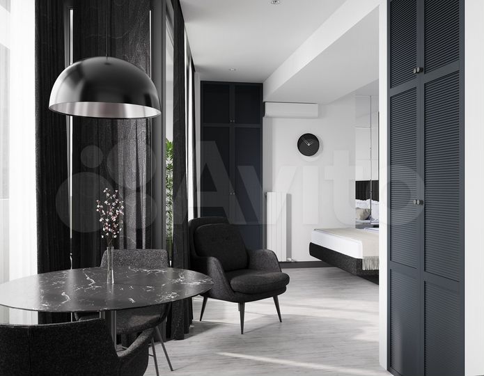 Квартира-студия, 31,6 м² (Грузия)