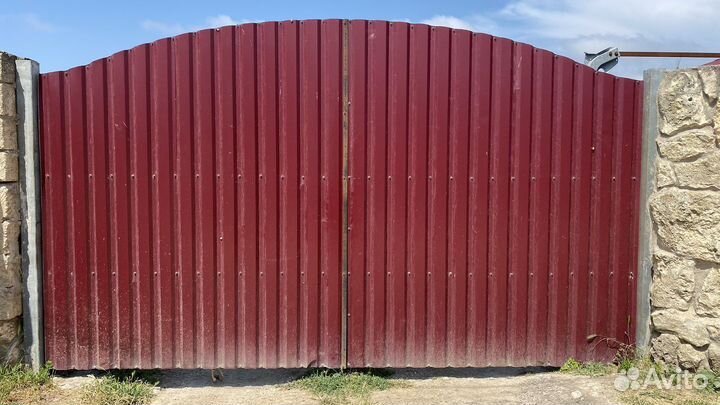 Ворота распашные б/у