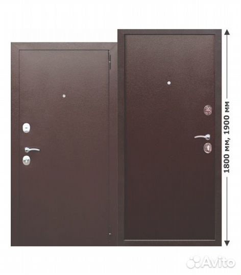 Гарда mini металл/металл входная дверь