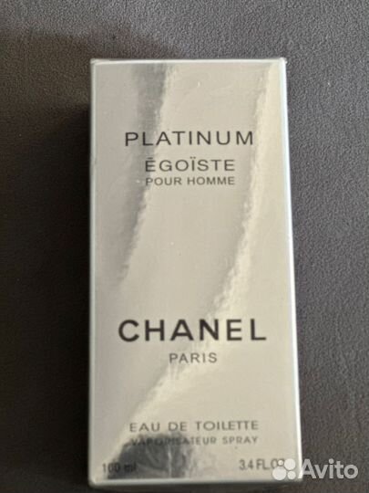 Chanel platinum egoiste туалетная вода