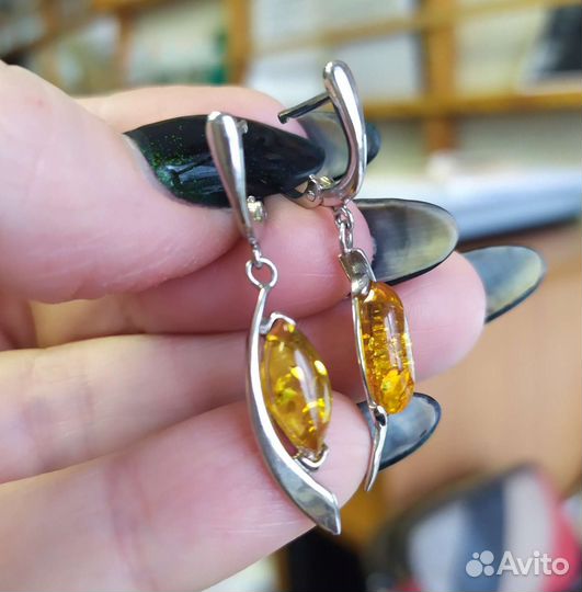 Серебряные серьги